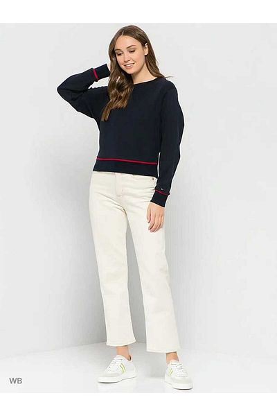 Tommy Hilfiger Cotton Varsity Sweatshirt - Regular Fit Ls