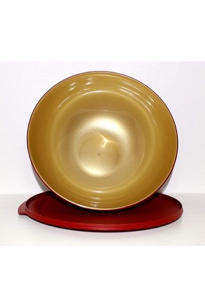 Tupperware Red Storage and Serving Plate 5 lt