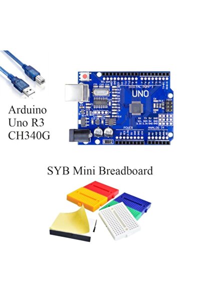 Arduino Başlangıç Seti Uno R3 ( Ch340 ) Giriş 31 Parça 128 Adet