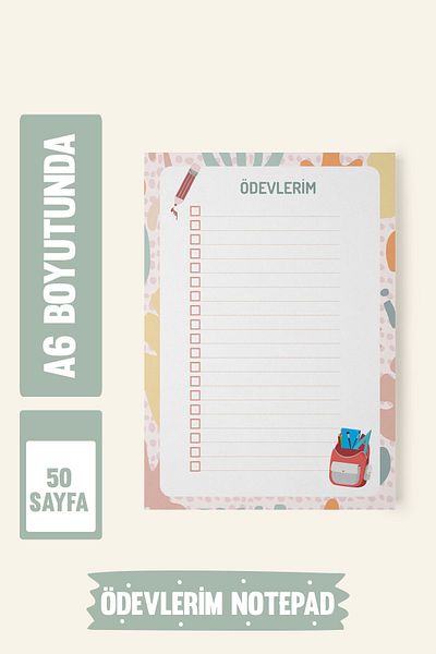 Srctech 50 Sheets A6 Homework Notebook