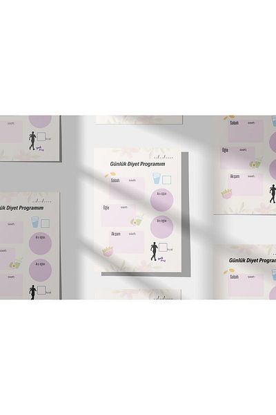 Srctech Daily Diet Planner A5 Size 50 Sheets