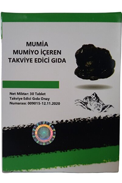 MUMİA Mumiyo (shilajit) %100 Saf 30'lu Tablet