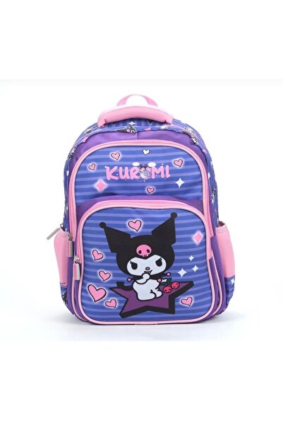 Kids Kuromi School Bag - Set of 3 Lunch Box and Pen Holder