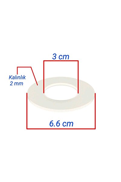 Çeşitli Rezervuar İç Takım Contası Dış Çap 6.6 cm - İç Çap 3 cm