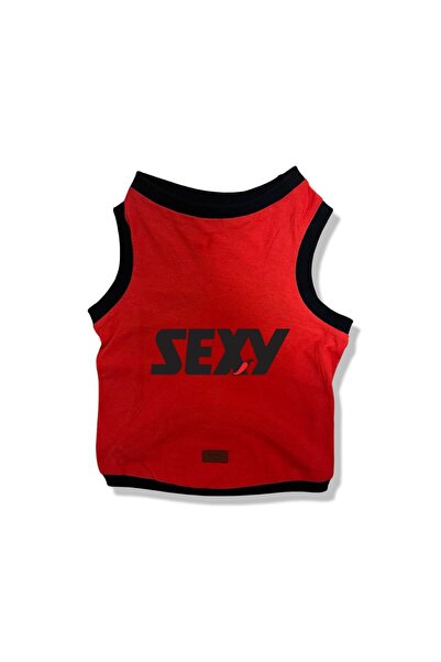 Buddy Store Kedi & Köpek Kıyafeti Elbiseleri Kıyafetleri Atlet - Sexy Baskılı...