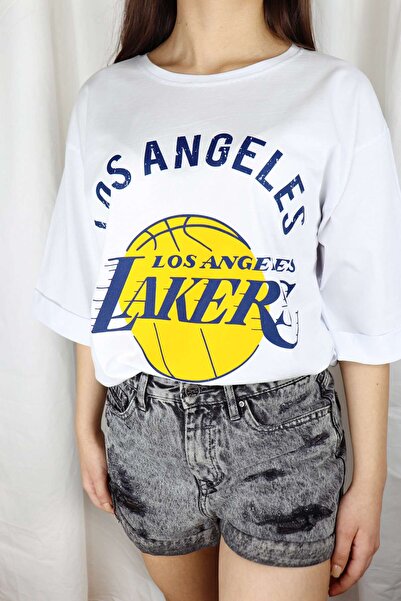 Anita Store Los Angeles Lakers Printed T-Shirt - Oversize Cut