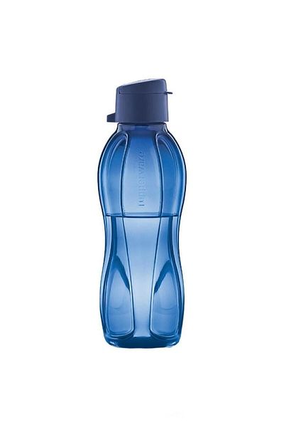 Tupperware زجاجة Eco 500 مل باللون الأزرق الداكن - غطاء عملي 282RSERI