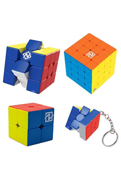 hediyecik مجموعة مكعبات الذكاء Nexcube - 2x2 3x3 4x4، مكعب الذكاء ومكعب روبيك