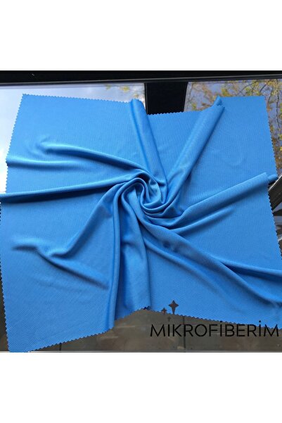 Mikrofiberim (3 PCS) 40x50 Microfiber Glass Cloth - Blue