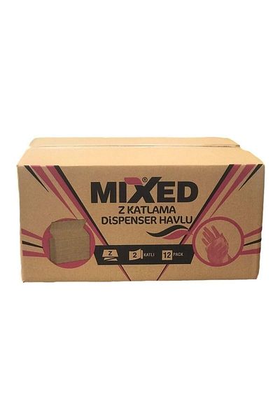 MİXED Mixed Z Fold Dispenser Towel 12 Packs of 100