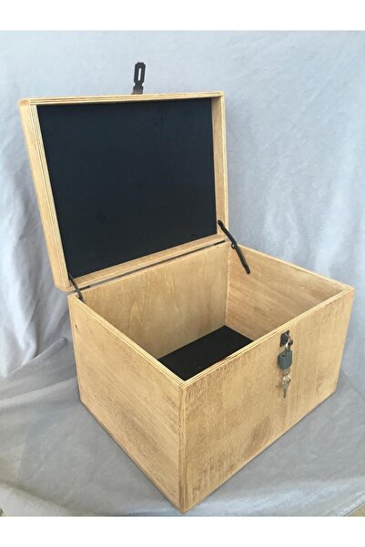 Gorilla Fashion Bebeklik Anıları Kutusu El Yapımı Ahşap Bebek Anı Kutusu 25x3...