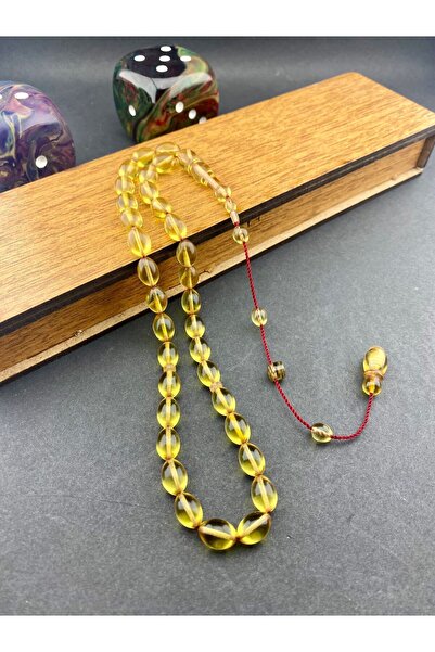 KEHRİBARGRAM Rozariu din chihlimbari de foc Orjina - Cadou special