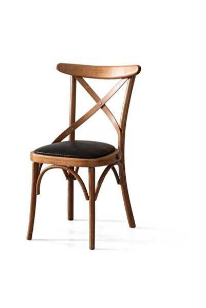 Prusa Dekor Tonet Doğal Gürgen Ahşap Sandalye