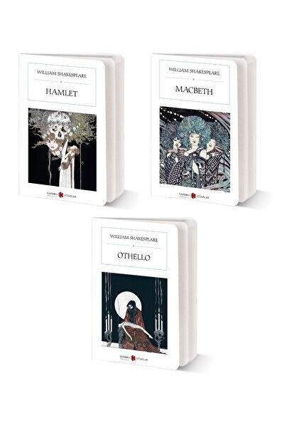 Karbon Kitaplar William Shakespeare Cep Kitap Seti Hamlet - Othello - Machbeth Tam Metin