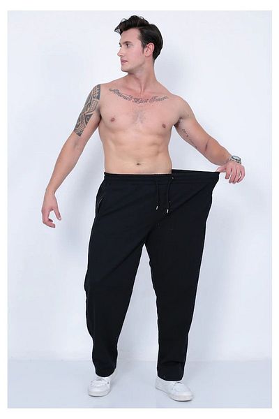 Leyal İç Giyim 100% Cotton Oversize Sweatpants with Pockets