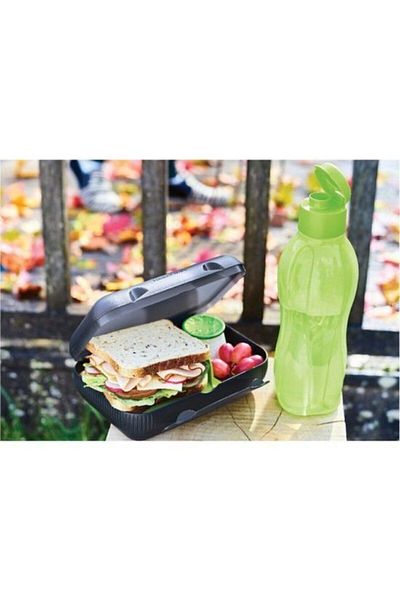 Tupperware Eco Oyster Nutrition Set Green Black