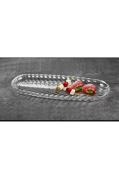 Kaveh glass 28 CM BOAT PLATE