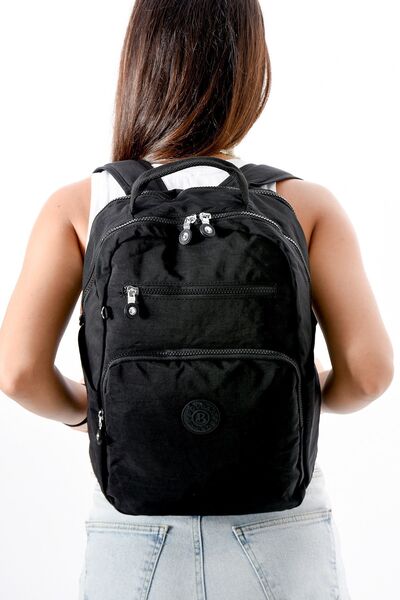 seyyah Water Resistant Parachute Fabric Multi-Pocket Backpack, School and Computer Bag