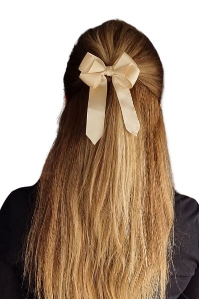 KRIMO Korean Style Ribbon Bow Hair Clip