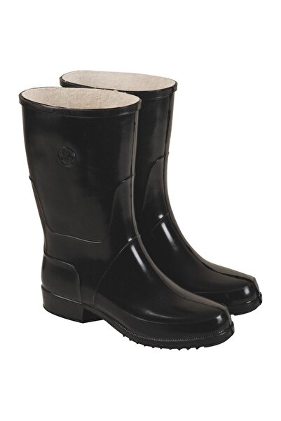 ARISAN Çizme Iş Inşaat Çizmesi Bahçe Siyah Krep Uzun Lastik Çizme Tse