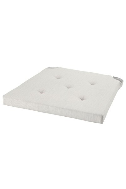 IKEA Justina Chair Cushion, Ecru, with Velcro Tape