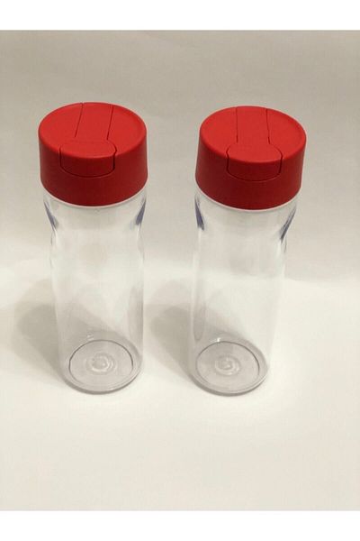 Tupperware Gülland Duru Oil Pot 2 Pieces 1 Lt Red Lid Oil Pot