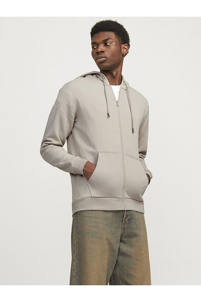Jack & Jones Kapuzenpullover mit Reißverschluss Einfarbig Kapuzenpullover mit Reißverschluss