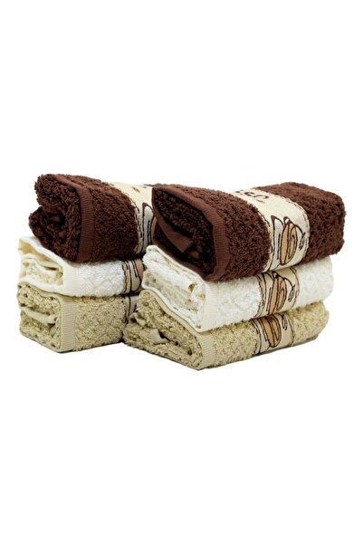 VEVİEN HOME Coffee Towel 30x50 Cm Set of 6 Kitchen Towels