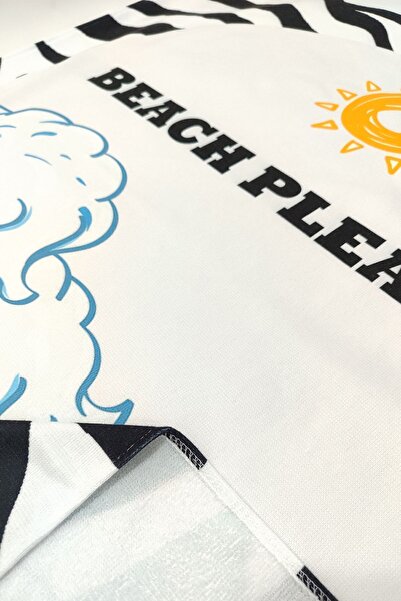 VEVİEN HOME Summer Sun Цифровий друк 75x150 см Пляжний рушник
