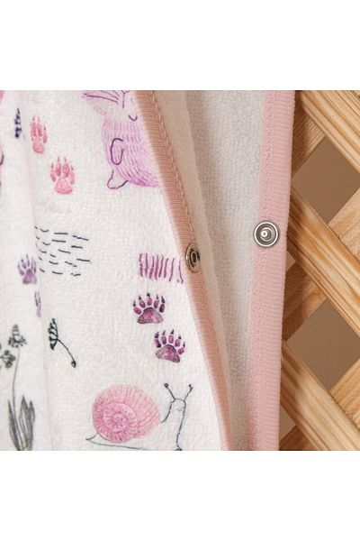 VEVİEN HOME Happy Animals Children's Poncho Beach Towel