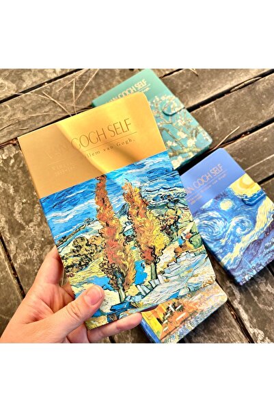 Nova Crafts جدول أعمال لوحات الخريف من فان جوخ - دفتر ملاحظات يومي أنيق