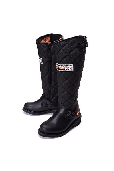 Harley Davidson Δερμάτινες Μπότες - Λαστιχένια Σόλα