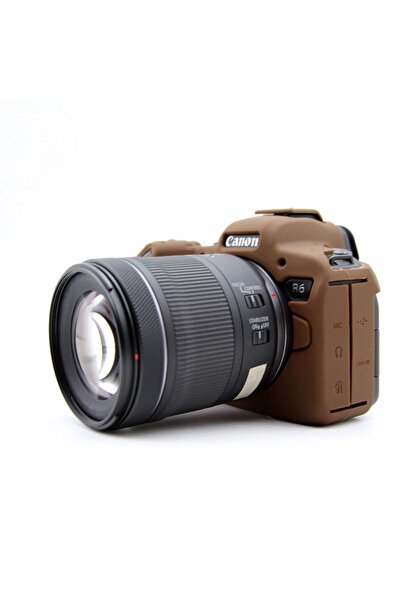 Mettzchrom Canon Eos R6 / R6 Mark II Uyumlu Silikon Koruyucu Kılıf