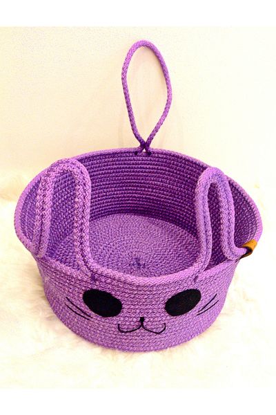 Antioch Art And Design 30 Cm Cat Basket - Large Size, Washable QualitY Cord