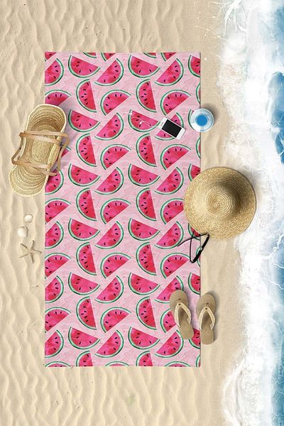 VEVİEN HOME Model Pepene Imprimat Digital 75x150 Cm Prosop de Plaja