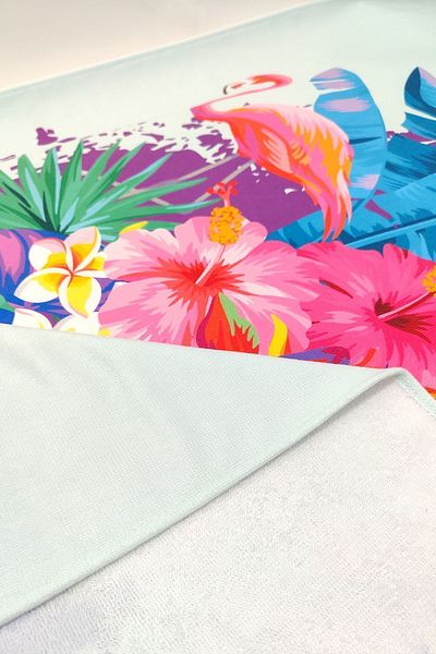 VEVİEN HOME Πετσέτα θαλάσσης Flamingo Summer Digital Printed 75x150 cm