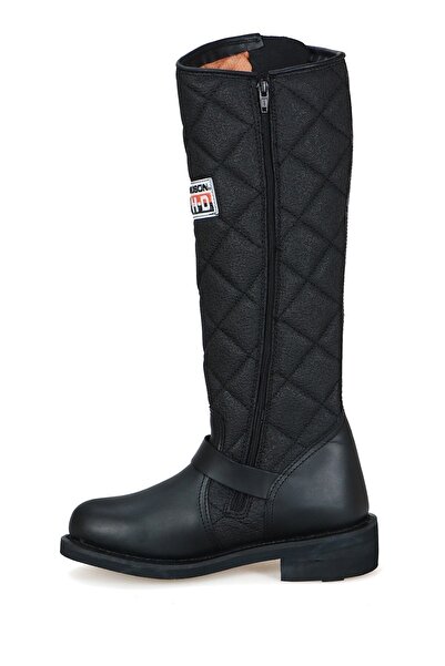 Harley Davidson Lastik Tabanlı Deri Bot