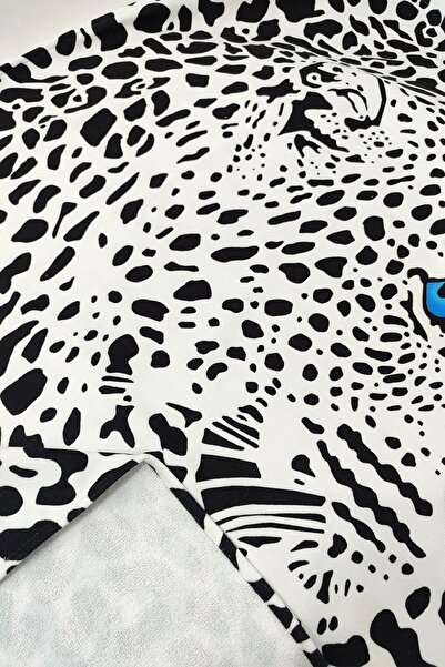 VEVİEN HOME Чорний леопард з цифровим принтом 75x150 см пляжний рушник