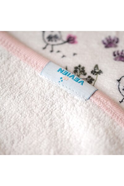 VEVİEN HOME Happy Animals Children's Poncho Beach Towel