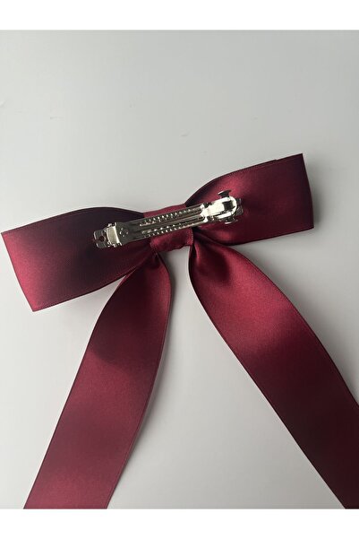 alhifa Női szatén bordás masni automata csat