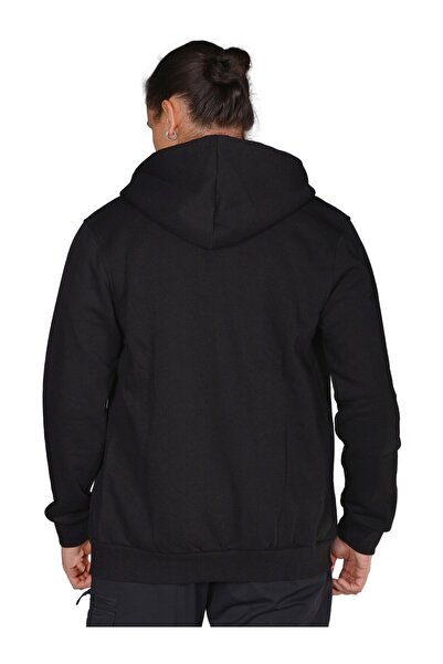 Diadora Imola - Ανδρικό αθλητικό φούτερ από μαύρο βαμβακερό φερμουάρ - Ddtam 1050049