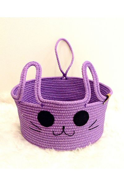 Antioch Art And Design 30 Cm Cat Basket - Large Size, Washable QualitY Cord