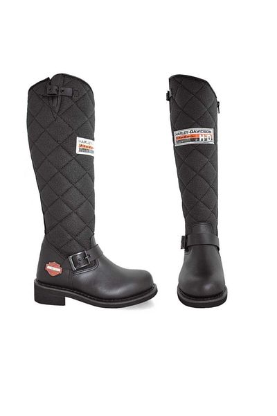 Harley Davidson Δερμάτινες Μπότες - Λαστιχένια Σόλα