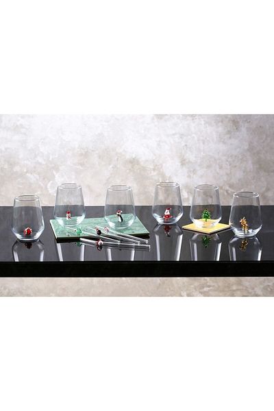 ADAMODART New Year's Special 6-Piece Water Glass - 425 Cc