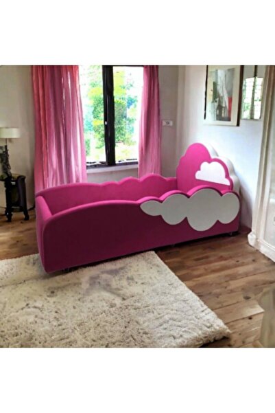 Puf Bebe Montessori Her Tarafı Yumuşacık Puf 90x190 Bulut Tasarımlı Bebek Ve ...