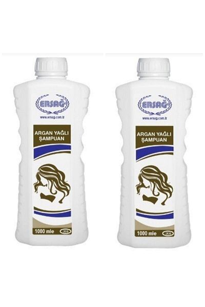 Ersağ 2x1000 Ml Argan Oil Shampoo - 2 Pieces Mayasshop