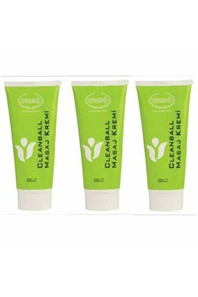 Ersağ Cleanball Masaj Kremi 100 ml  3 Adet