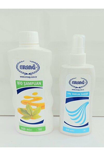 Ersağ Saç Bakım Toniği 200 Ml + Bio Şampuan 300 Ml Özel Saç Bakım Seti