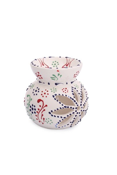 MRl store El Işlemeli Çini Desenli Buhardanlık