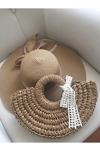 gzm Hasır Çanta Plaj Çanta